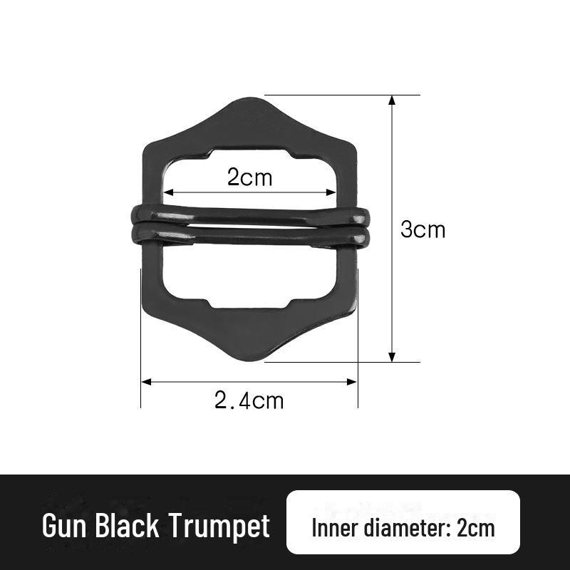 Unisex Metalowa Japońska Klamra Trójstopniowa do Regulacji Garniturów i Ogrodniczek