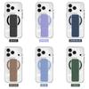 For IPhone17promax Transparent Stand Phone Case 16 Crystal Wristband 15 Magnetic Protective Cover