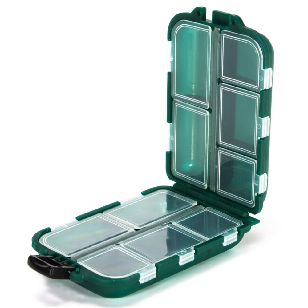 Case 10 Compartments Hook Bait Storage Box Fishing Tackle Boxes Fishing Tools Fishing Lure Tackle