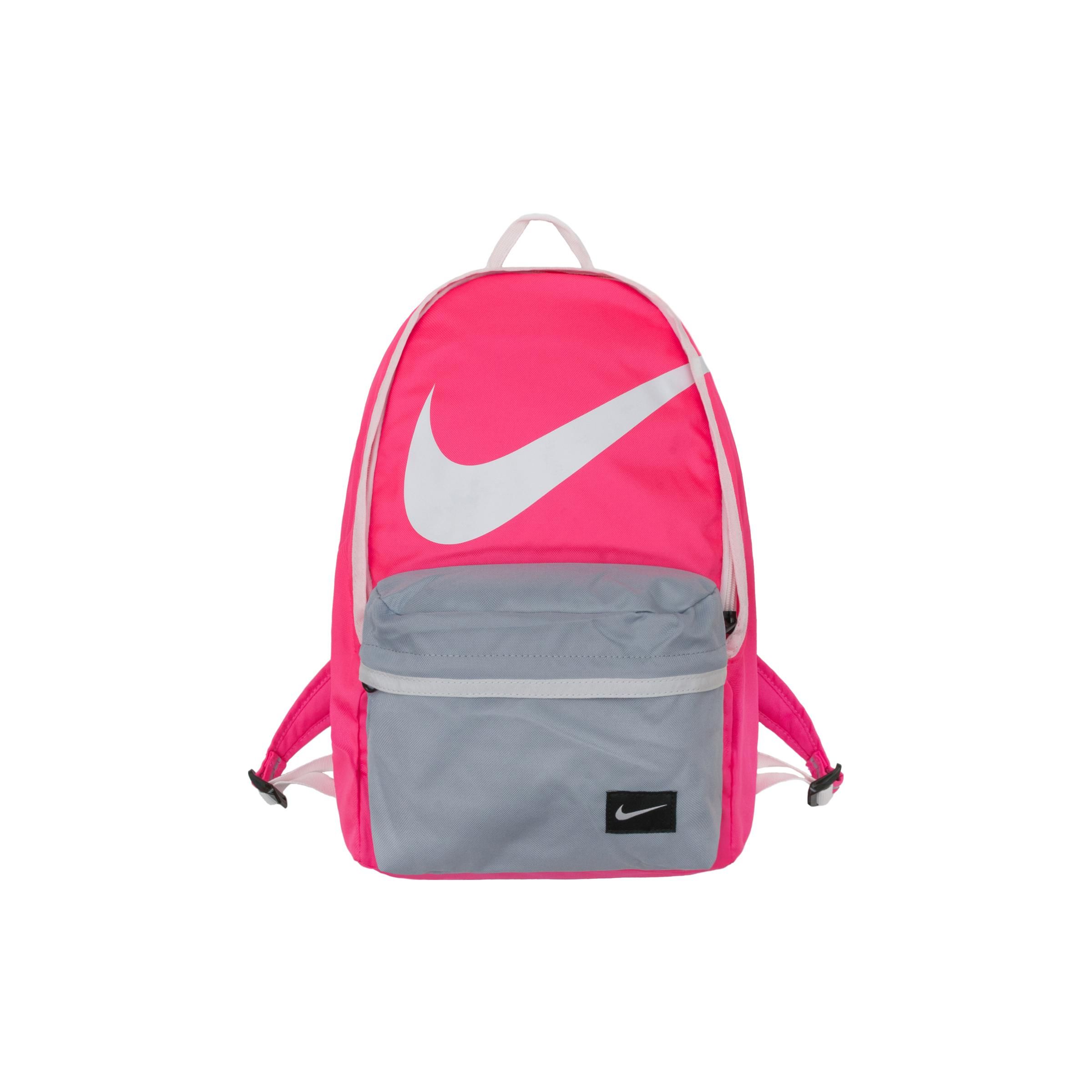 Nike Fashion Casual Sports Zipper Backpack Women Backpack Pink BA4665-639 Pink