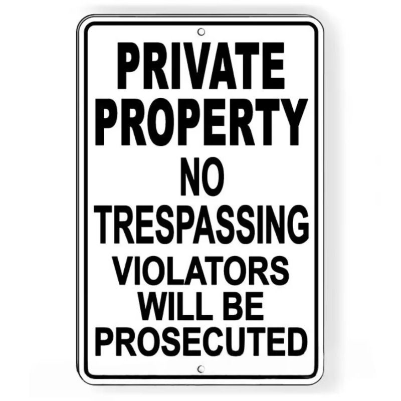Decorative Metal Wall Art Sign 20x30cm