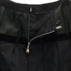 LOUIS VUITTON French silk blend Midi length Different material switching skirt Women Used