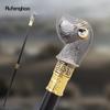 Golden Black Hamster Guinea Animal Fashion Walking Stick Decorative Cospaly Vintage Party Fashionable Walking Cane Crosier 92cm