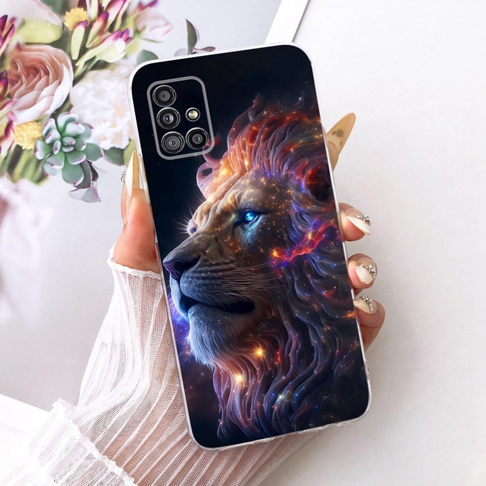 For Samsung A51 5G Clear Case A516F Cute Cat Fashion Butterfly Funny Painted Cover For Samsung Galaxy A51 5G Casing A516B