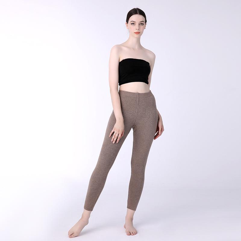 Unisex Wollhose mit mittlerer Bundhöhe: Dick, Schlankmachend, Kältebeständig für Herbst und Winter