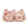24 PCS Christmas Calendar Countdown Bag Candy Chocolate Sack Linen Storage Pouch