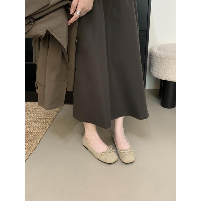 

Новые китайские ретро туфли на плоской подошве женские универсальные с бантом из мягкой ткани удобные для работы маленькая круглая головка туфли бабушки 39 абрикосовый