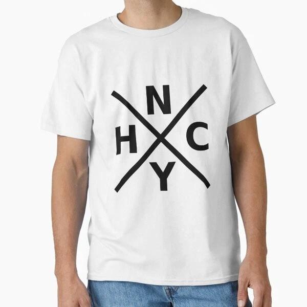 Nyhc New York Hardcore Logo Black Font Classic T Made In Usaaus Tshirt S2xl S