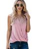 Women's Summer Vest, Back Strap New Solid V-Neck Cami Top for Women