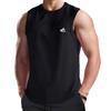 Manatsulife Men's Sleeveless Tank Top for Training, Muscle Training, Quick-Drying Mesh, Breathable, Activewear, Sportswear, Fitness, B88 (XL, Black)