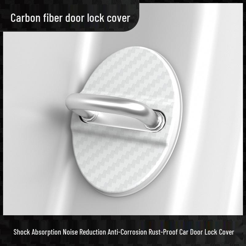 Силиконовая шумопоглощающая и амортизирующая накладка на замок двери автомобиля