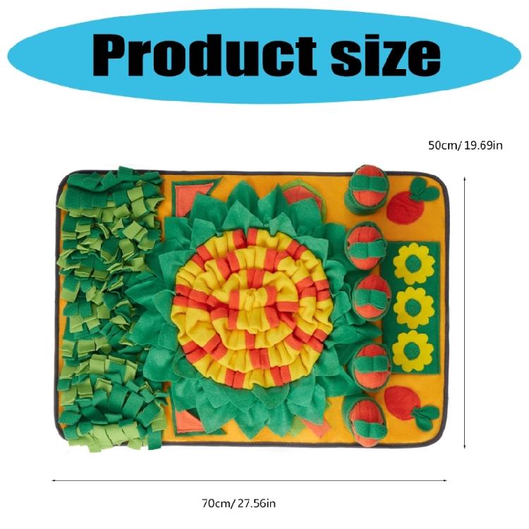 Washable Slow Feeder Snuffle Mat Sniffing Pad for Various Breeds Natural Hunting Behavior Safe Healthy Feeding Mat