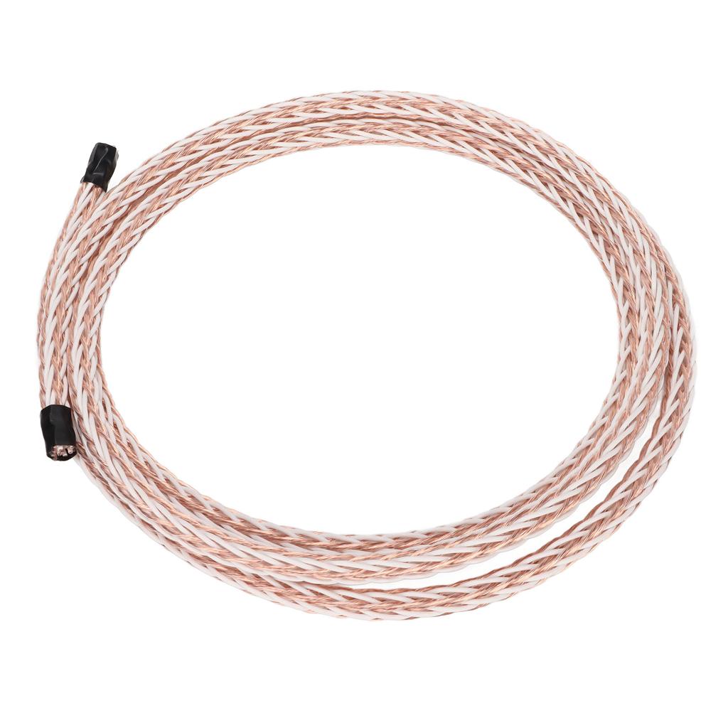 Cavo di Interconnessione RCA Rame OCC 16 Fili Altoparlante ad Alta Fedeltà Filo Nudo per Amplificatore CD 6.5ft