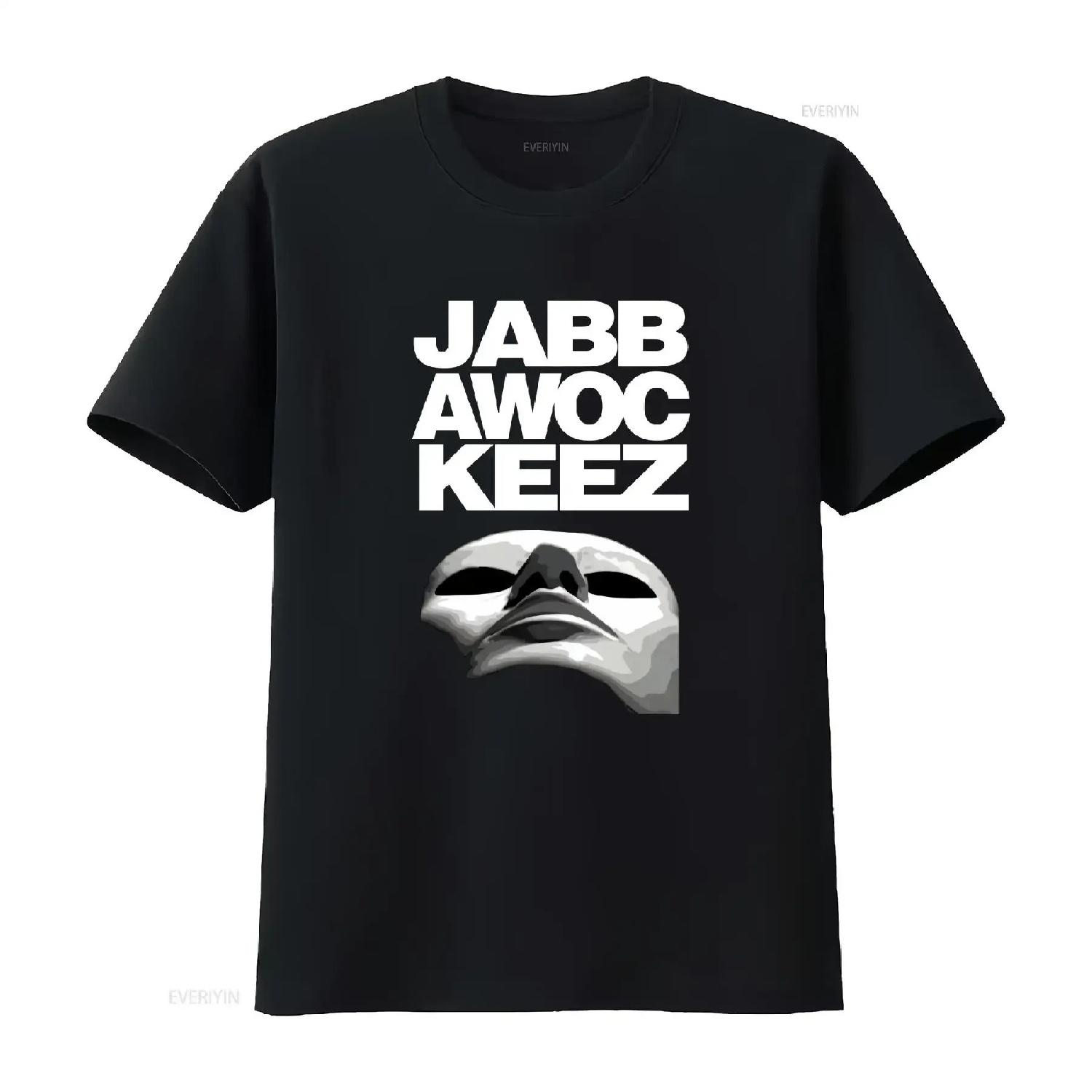 

Маска Jabbawockeez Черная футболка винтажная Стирка дизайнерская одежда Растянутый принт Дышащий Универсальная мода мужская Повседневная S чёрный