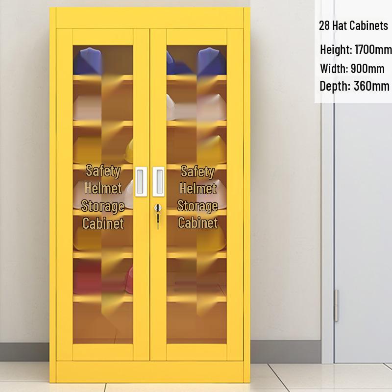 Durable Safety Helmet Storage Cabinet for Construction Sites