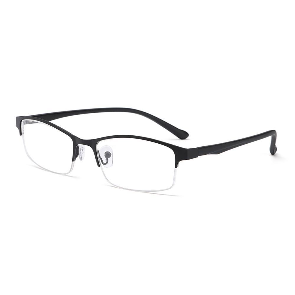 Classic Half Frame Myopia Glasses Unsex Metal Frame Business Myopia Glasses Prescription Glasses -1.0 -1.5 -2.0 -2.5 -3.0 -3.5