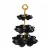 3 Tier Serving Stand Layered Compartments Tiered Dessert Tray Reusable MultiLevel Food Platter for