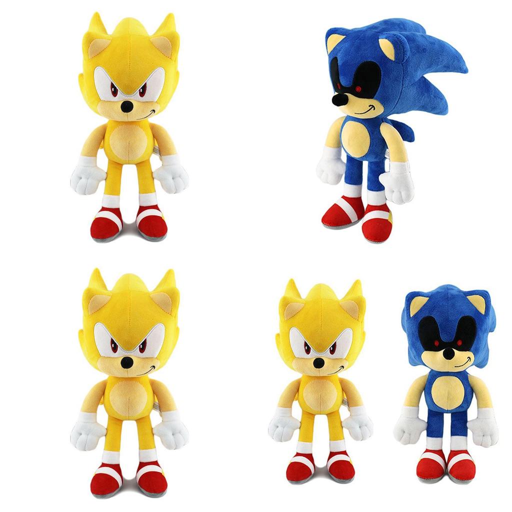 30cm Super Soft Sonic Shadow The Hedgehog Plush Dolls For Kids And Adults