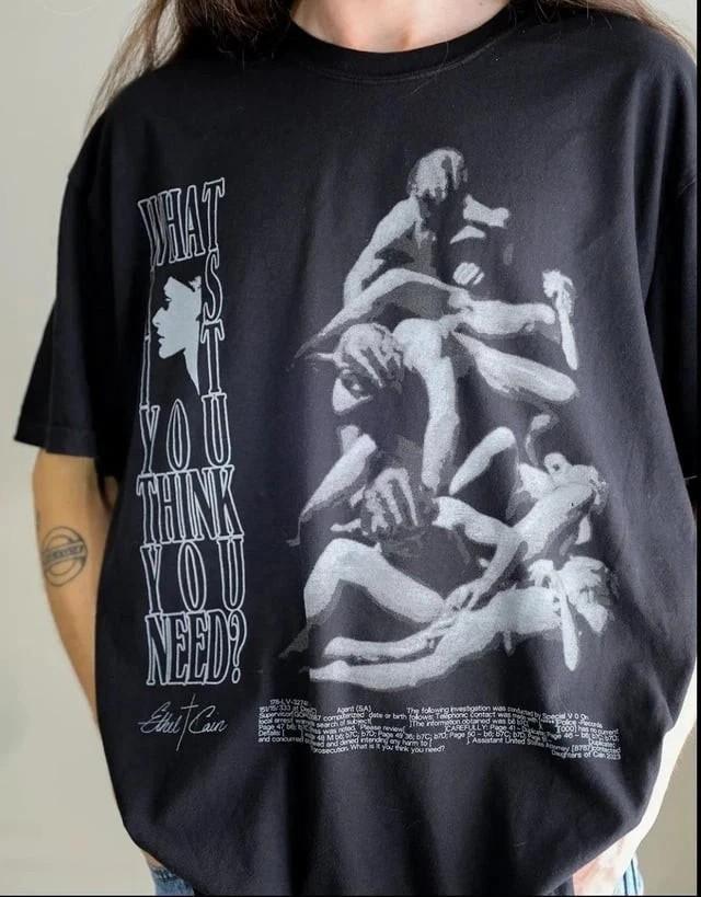 Ethel Cain Tour Merch 2025 Black Unisex TShirt Men Women S5XL Reprint Unisex T-Shirt L
