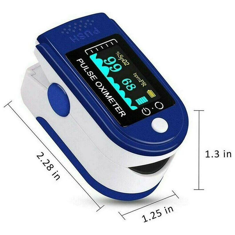 Display Digital Pulse Oximeter Saturation Monitors Portable Fingertip Oximeter