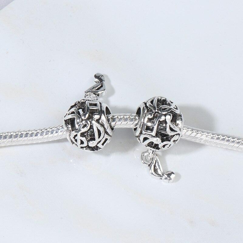 Jycycem Österreich Flagge Charm - Silberne Perle Für Armbänder