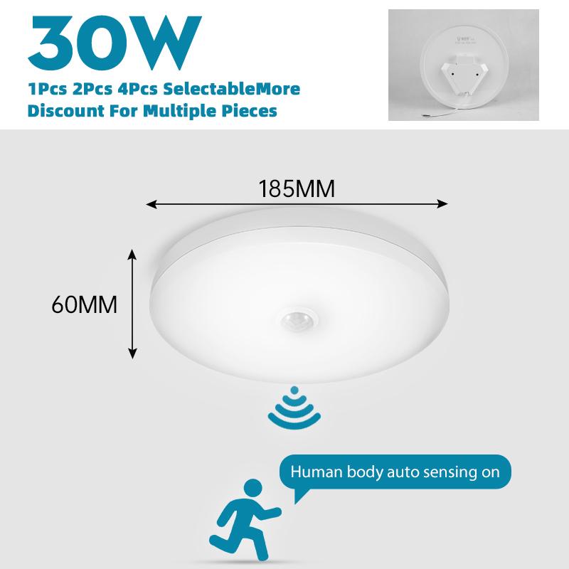 Intelligente Sensor LED Deckenleuchte Modernes Haus Innenbereich Flur LED Hängeleuchte Induktionsbeleuchtung Wohnzimmer Leuchte Lampen