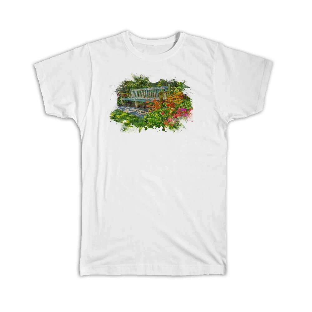 

Gift T-Shirt : Watercolor Garden Bench Frame S