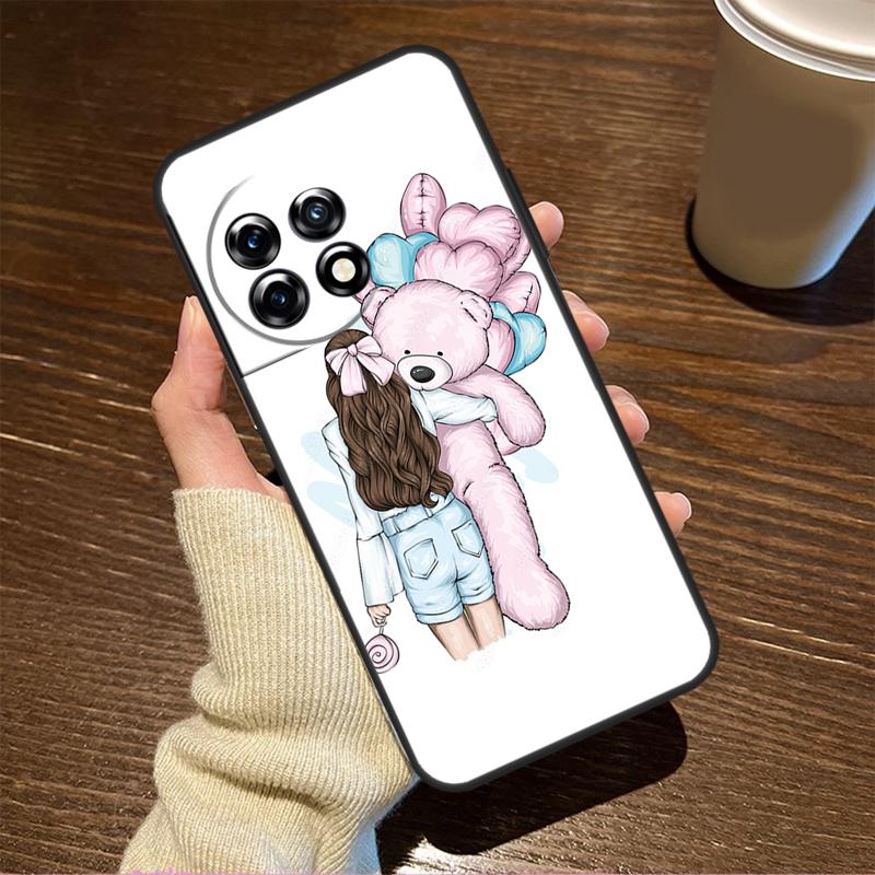 Familie Mom Girl Women Case For OnePlus Nord CE 3 Lite 2 2T N10 N20 N30 N100 N200 8T 9R 10R 10T 9 10 Pro 11 Cover