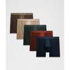 Always In Motion Boxer 5   5 Pack True Navy Rockwood raInforest Green Olive Brown Nutmeg