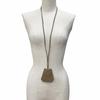 Excellent HERMES Necklace Leather Clochette Necklace Charm Leather leather Women Used