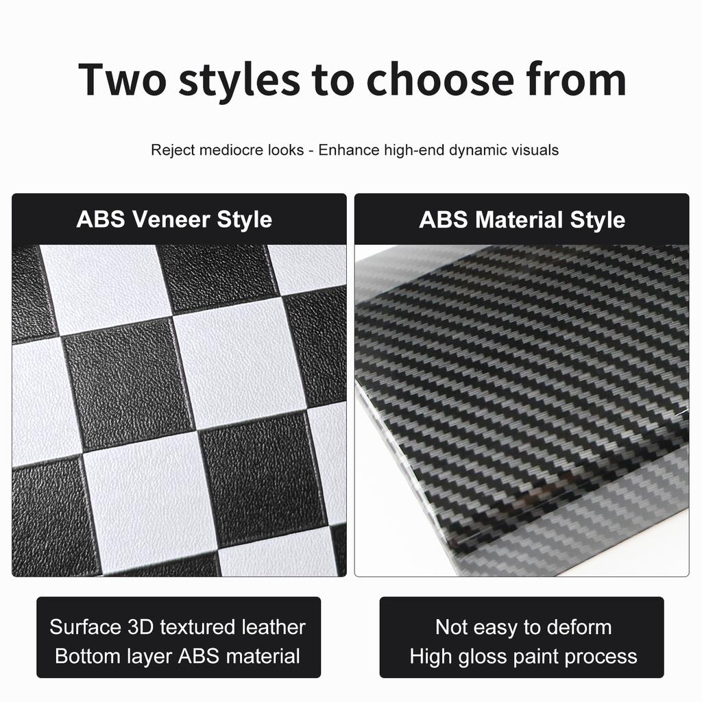 Car Dashboard Decorative Shell ABS Leather For Mini Cooper F55 F56 F57 2014-2021 Center Console Decorative Shell Car Accessories