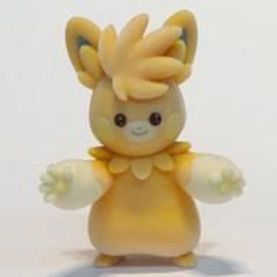 Used Trading Figure Parmot Pocket Monster Fuwafuwa Doll PAMO NO MURE Pokemon Center Exclusive