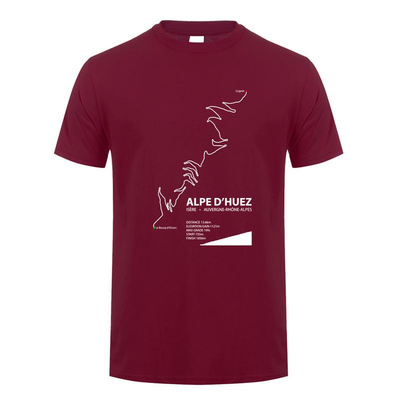 Alpe D Huez T Shirt Unisex Unisex Streetwear Tops Summer Short Sleeve Cotton Birthday Gifts Tshirt Unisex Tees DY148