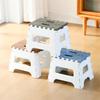 Portable Folding High Stool - Plastic Outdoor/Indoor Seat for Children, Camping, Fishing, Train Travel
