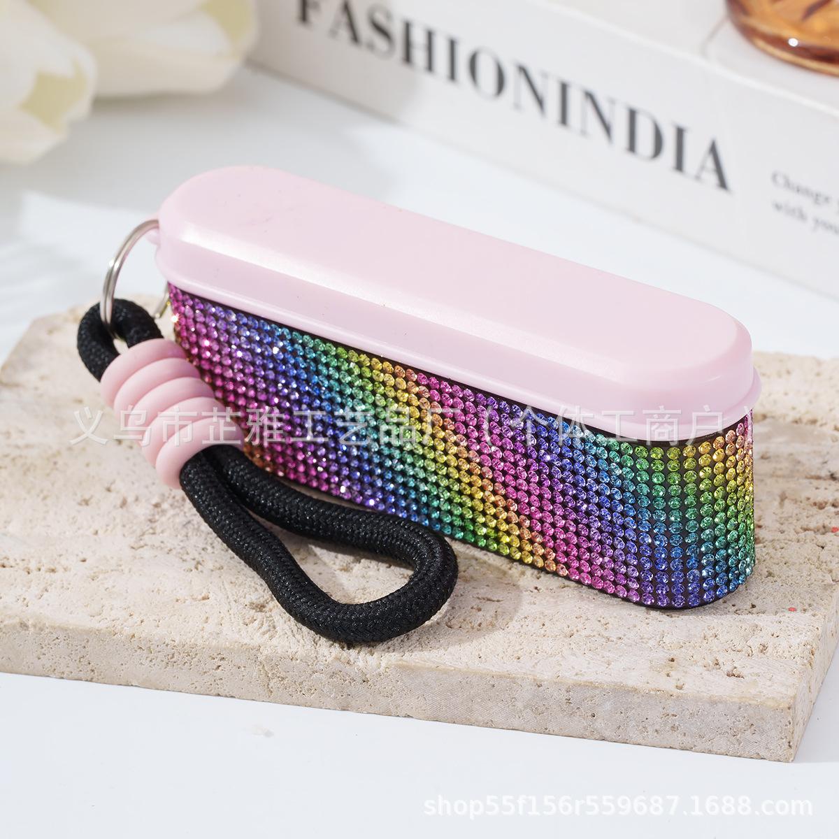 

Diamond-encrusted medicine box Portable carry-on small medicine packing box 7 days a week Medicine box compartment storage box різнокольоровий