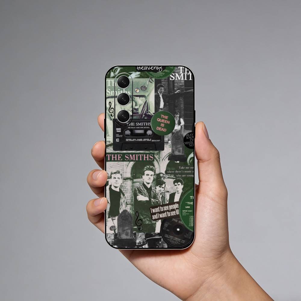 The S-Smiths Band Phone Case For Samsung Galaxy A73,A72,A71,A70,A52,A51 Others Soft Black Cover