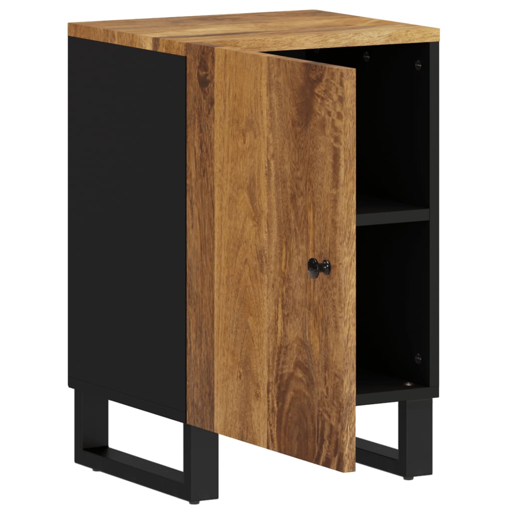 Bathroom Cabinet 38x33x58 Cm Solid Mango Wood
