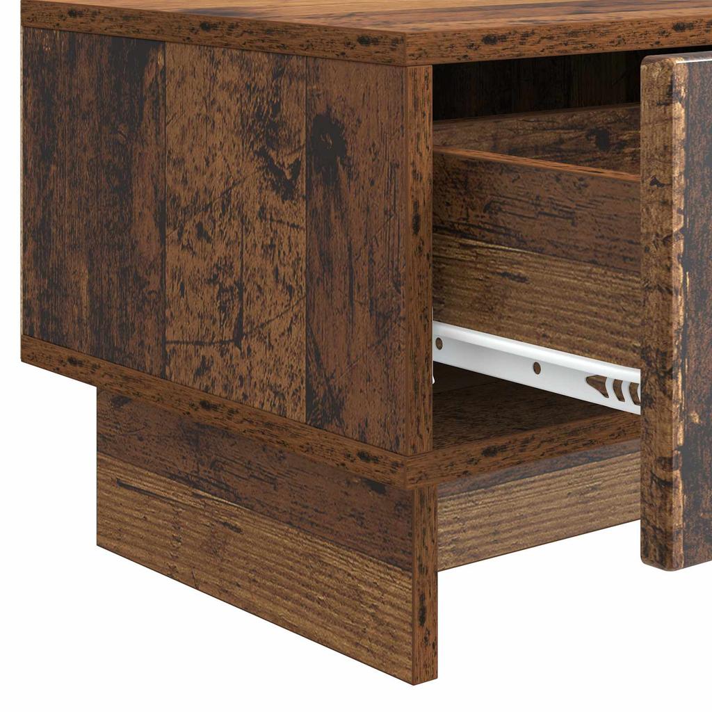 TV Cabinet Reclaimed Wood Look 147 x 34.5 x 30 cm Particleboard