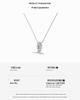 Mo Sang Sterling Silver Marquise 1 Carat D Color Women's Necklace – Elegant Design for Weddings & Banquets