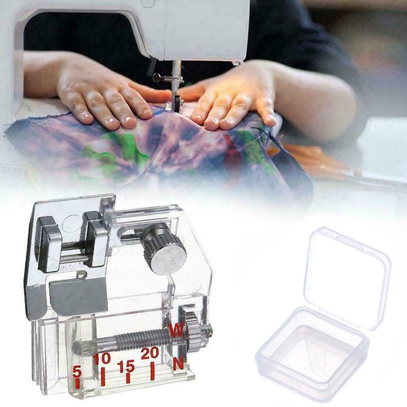 Prensatelas ajustables a presión para el hogar, accesorios para máquinas de coser, borde ajustable, 1 ud.