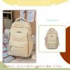 Schoolbag simple schoolbag female Korean version Japanese style casual star printing backpack junior high school high school college student class 