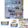 Alloy Large Travel Rv Truck Toy Model With Sound Light For Kids Play
