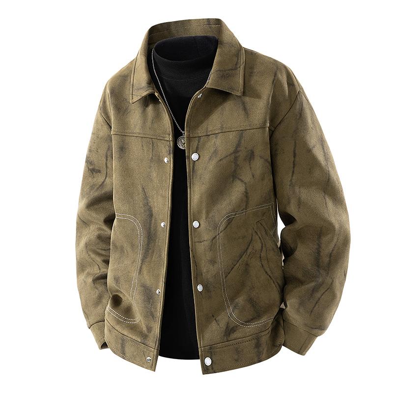 Men's Business Jacket, Casual Versatile Stand Up Collar Jacket, Executive Jacket