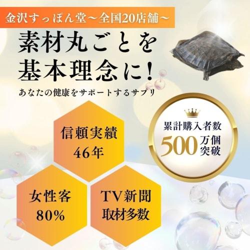 Kanazawa Suppon-do Soft-shelled Turtle Supplement: A Powerful Brand for Those Who Want To Work Harder. Contains Soft-shelled Turtle, Mamushi, and Kore