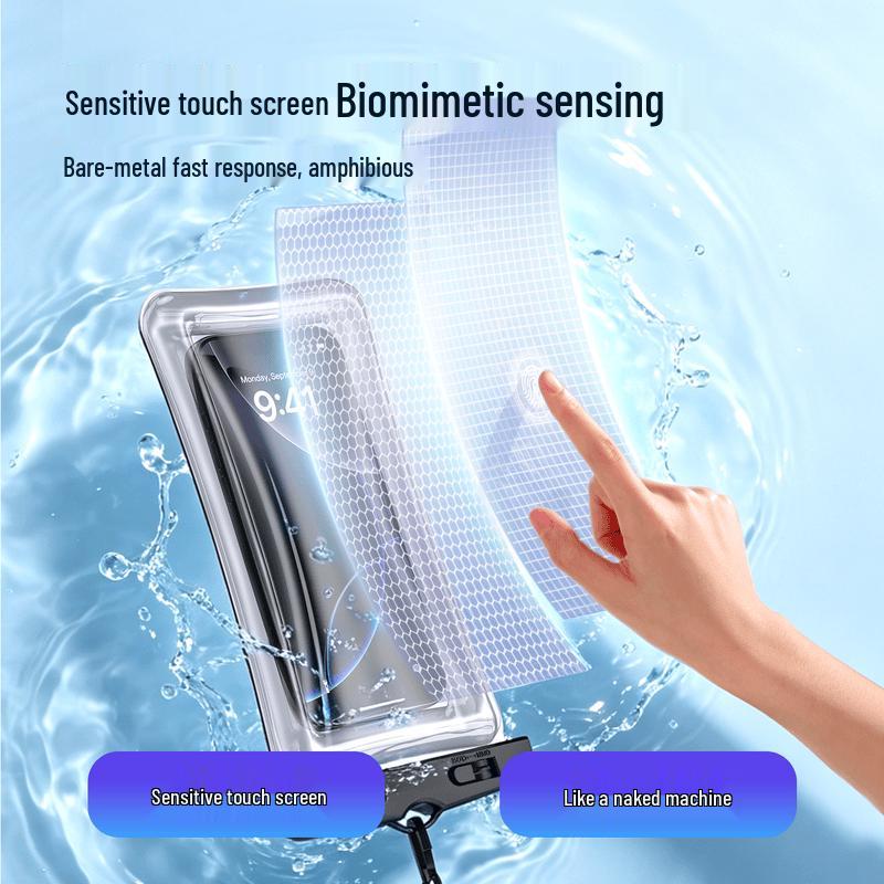Universal Touchscreen Waterproof Phone Pouch with Lanyard