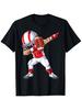 Boys And Girls Can Enjoy This Dabbing Football Player Sports T-Shirt, Made from Soft And Breathable Fabric. It'S a Men's Item That Sells Well, Featuri