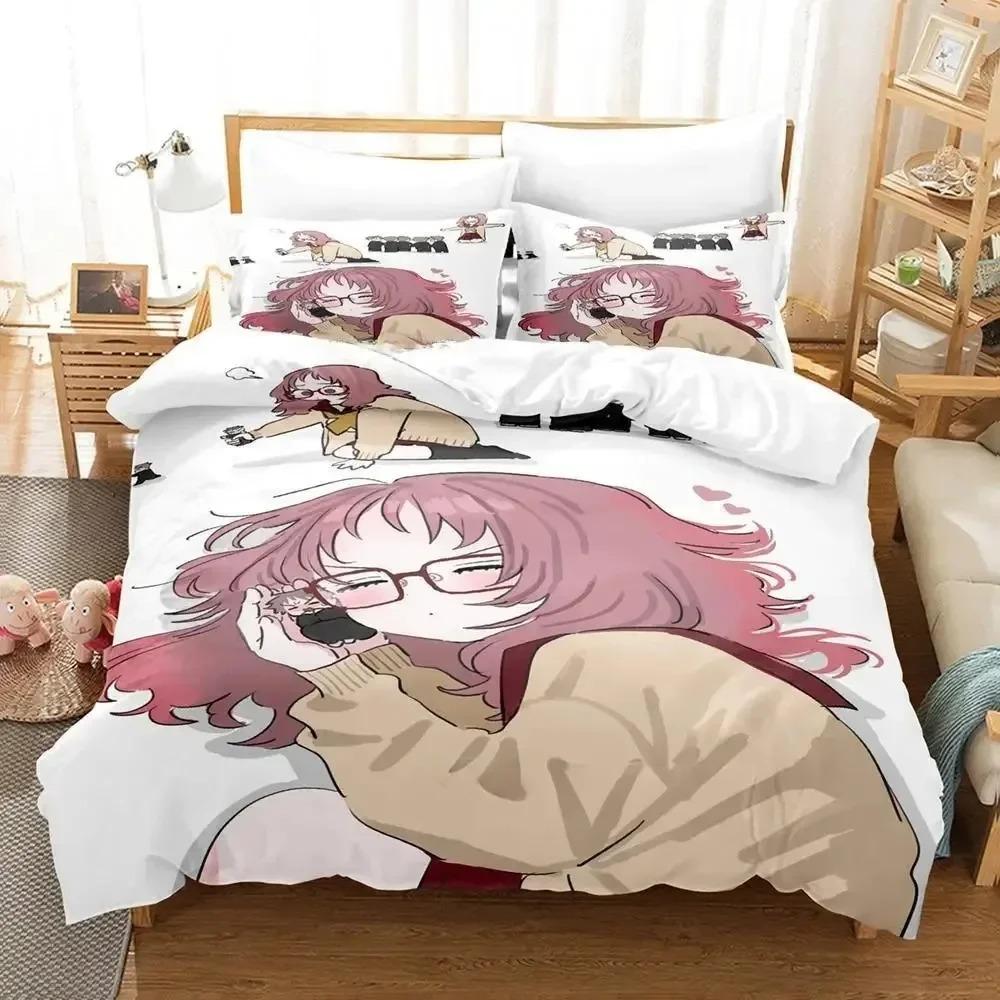 Comforter Kawaii The Girl I Like Forgot Her Glasses Kaede Bedding Set Bedroom Soft Modern S Comefortable