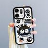KEYSION Shockproof Case for OPPO Reno14 5G with Lanyard Soft Silicone Cute 3D Cartoon Doll Phone Cover for OPPO Reno 14 5G
