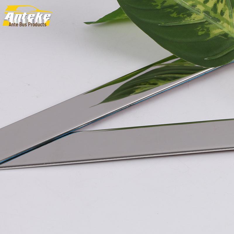 Front Windshield Trim for 18 Camry - Stainless Steel Strip Decoration
