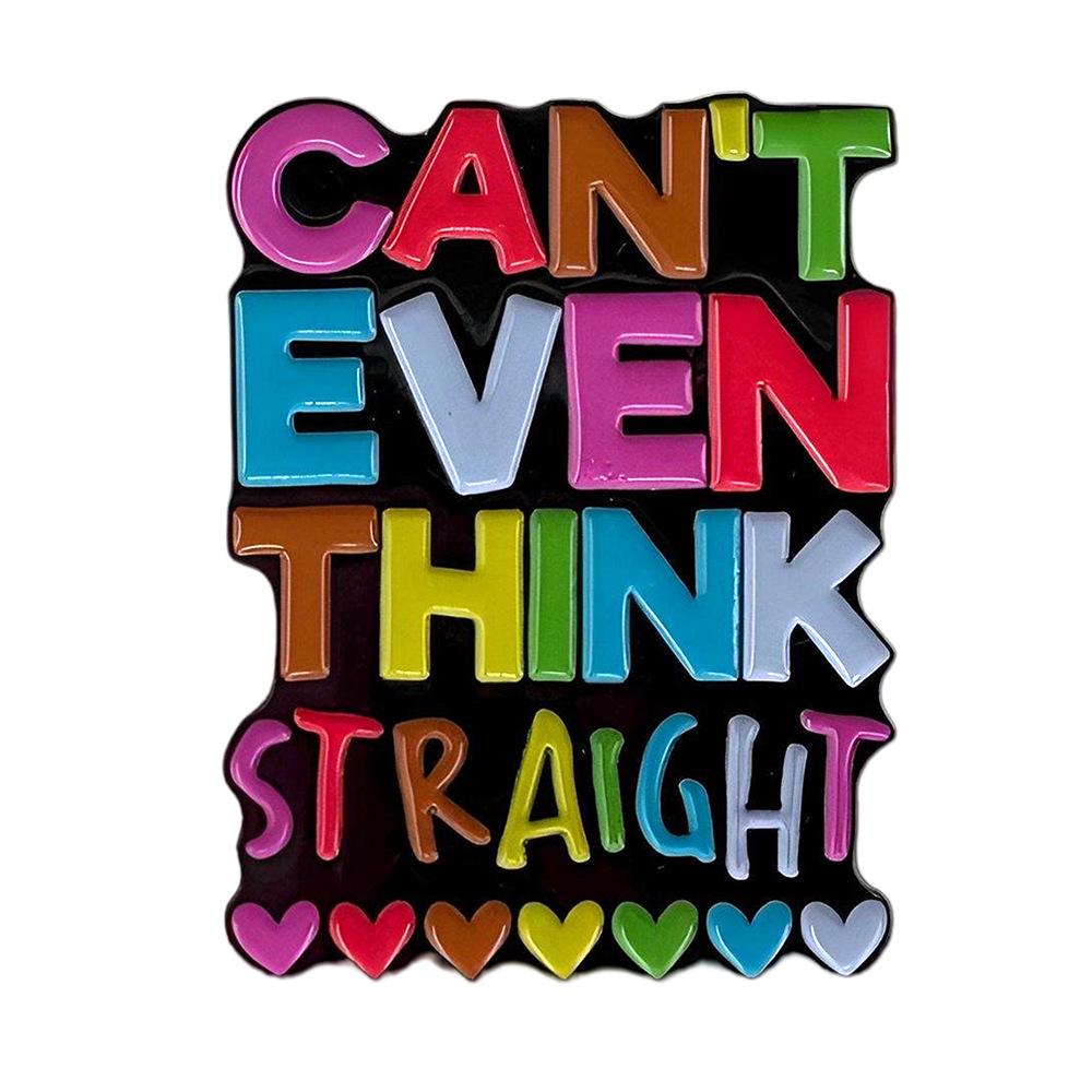 Креативная разноцветная брошь-буква - Забавная подвеска на рюкзак и подарок